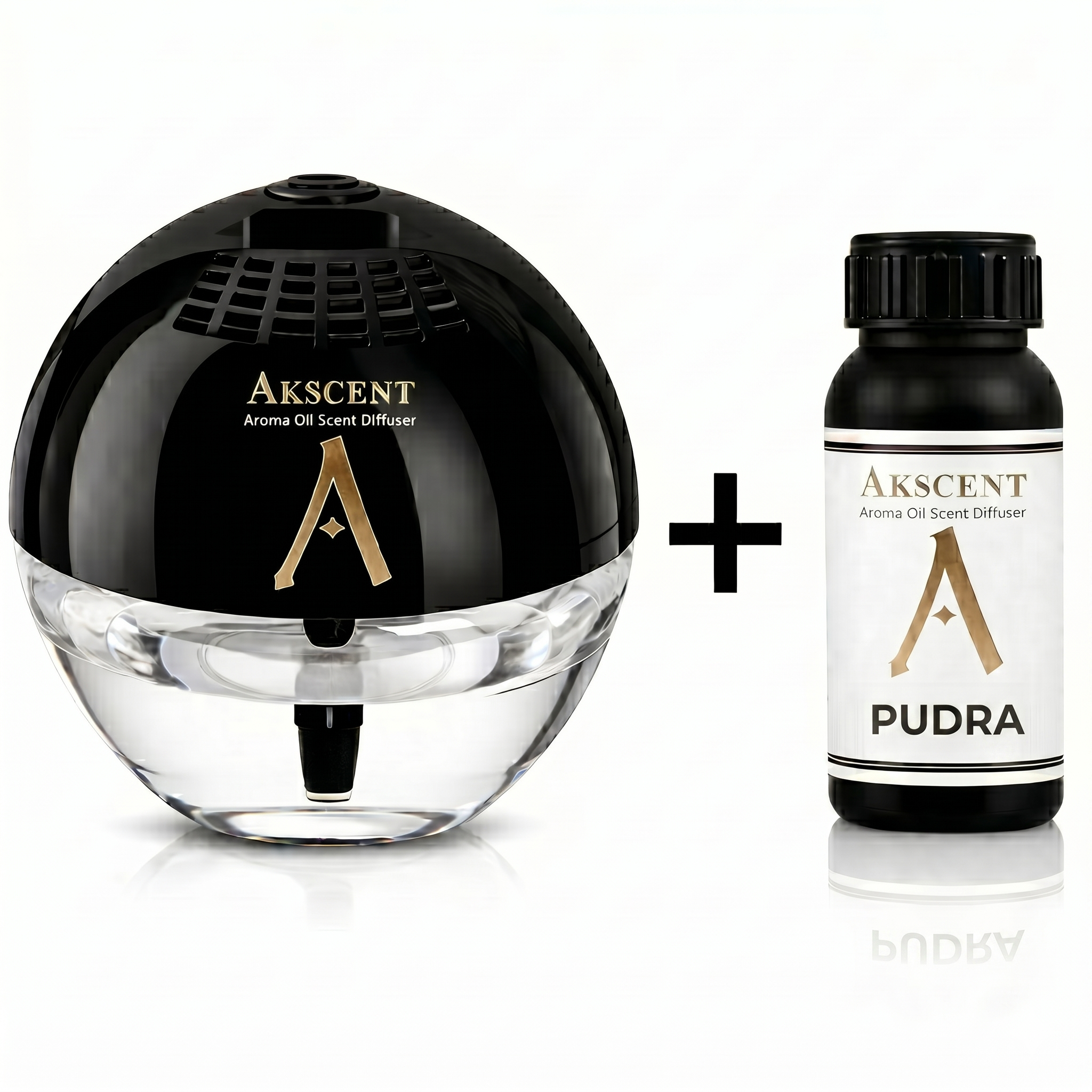 Akscent Küre Koku Makinesi ve 200 ml Pudra Esans