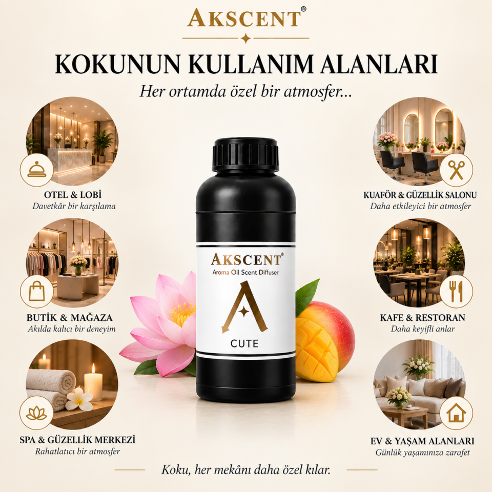 AKSCENT Cute Ortam Kokusu Esansı
