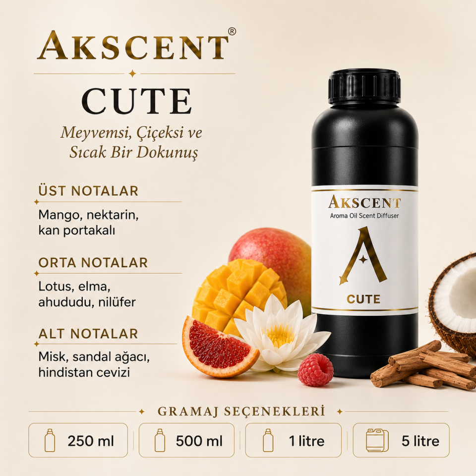 AKSCENT Cute Ortam Kokusu Esansı