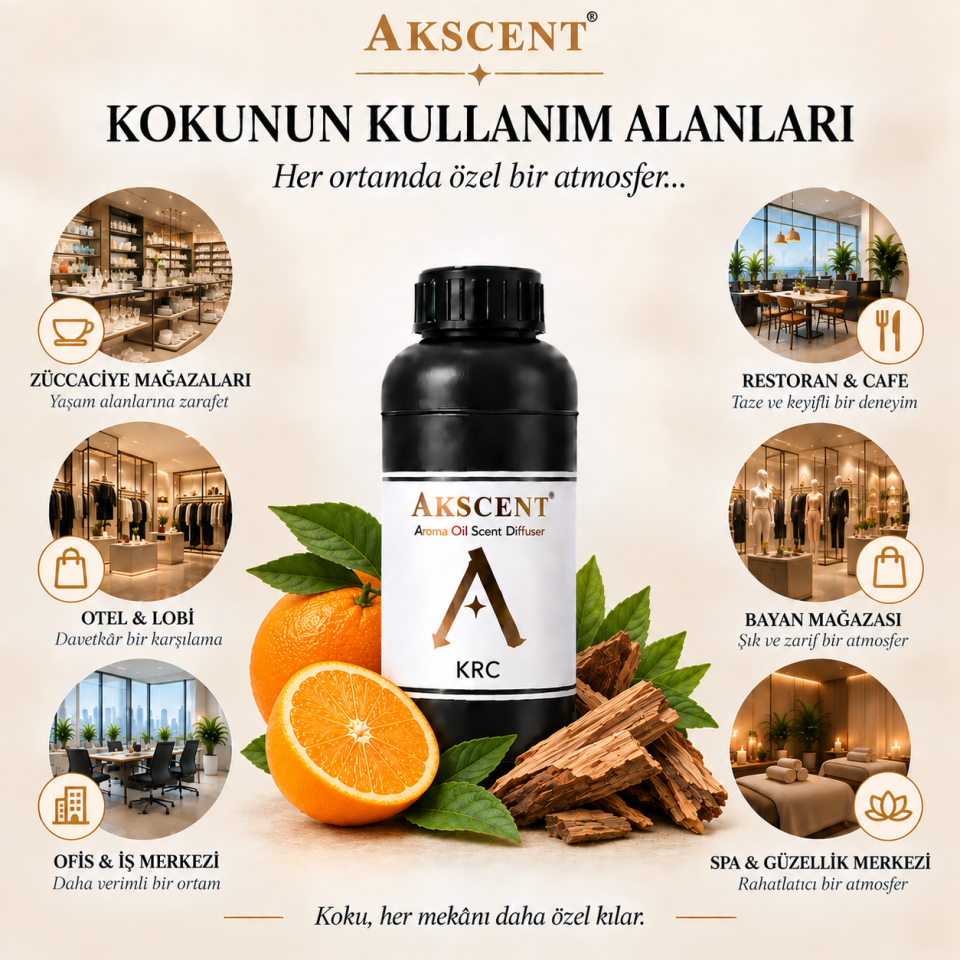 AKSCENT Krc Ortam Kokusu Esansı