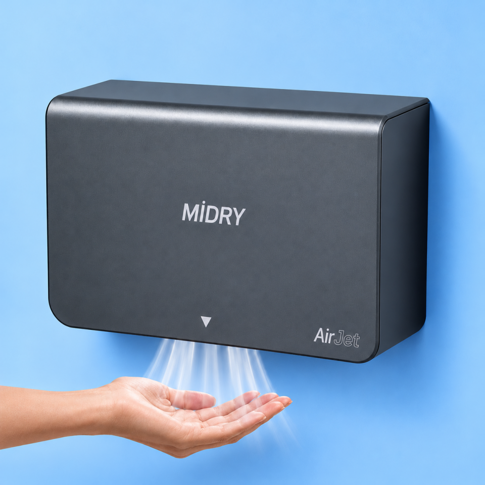 Midry Air Jet El kurutma makinesi - Füme