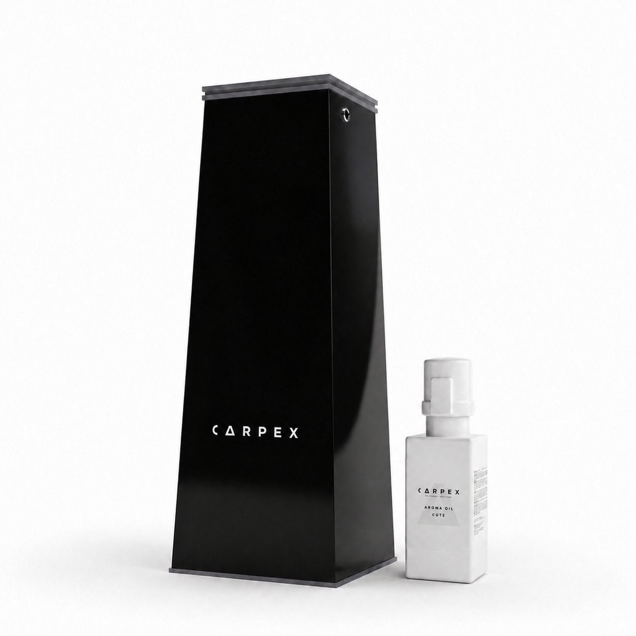 Auramax 1200S Geniş Alan Koku Makinesi + Carpex 250 ml Cute Kartuş Set (Siyah)