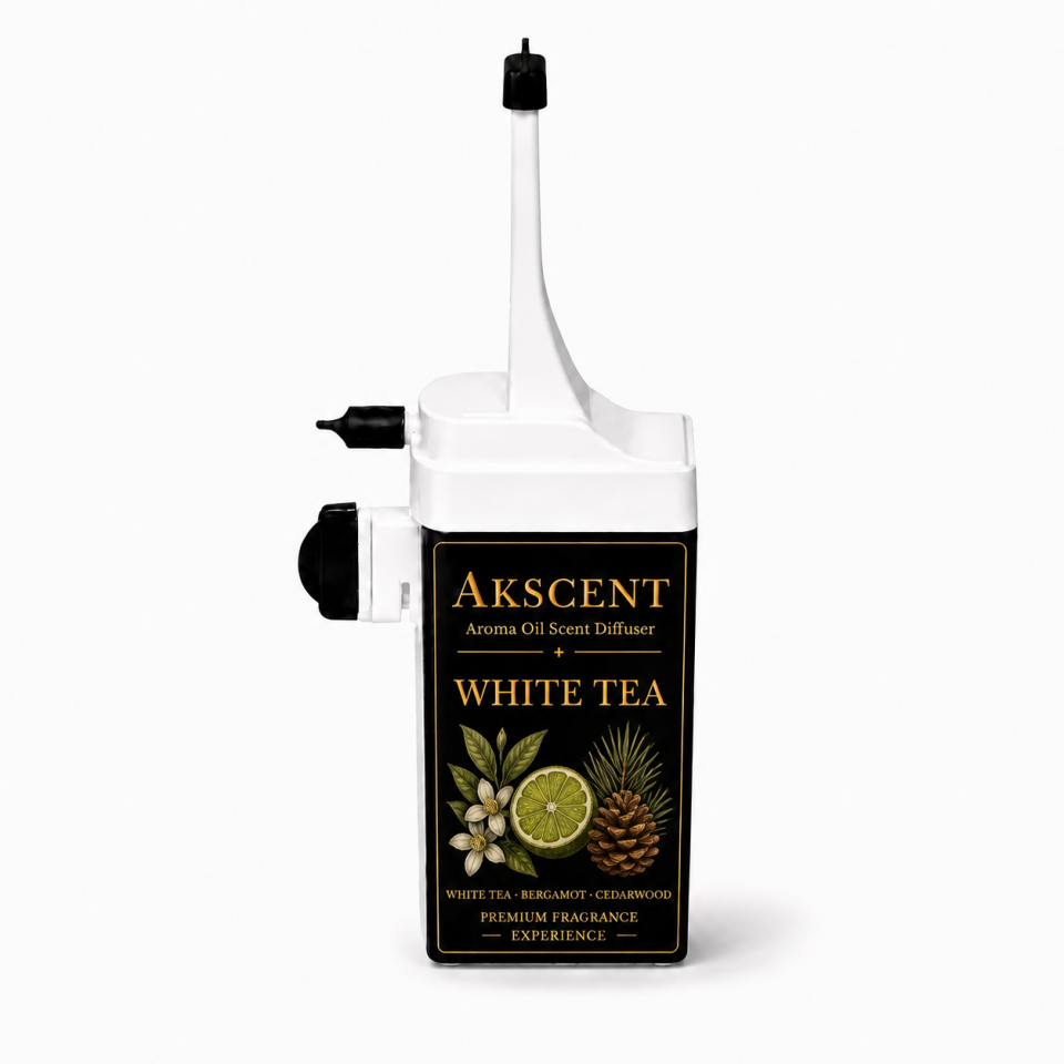 Akscent Pro Koku Makinesi Koku Kartuşu 120 ml - White Tea