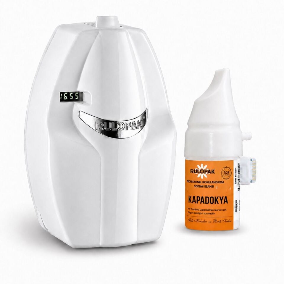 Rulopak Cosmic M5 Koku Makinesi ve Kapadokya Koku Kartuşu 100 ml