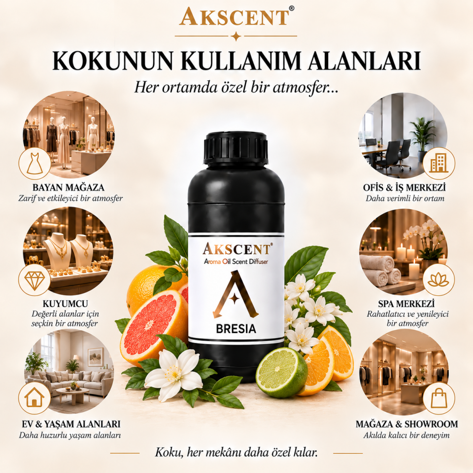 AKSCENT Bresia Ortam Kokusu Esansı