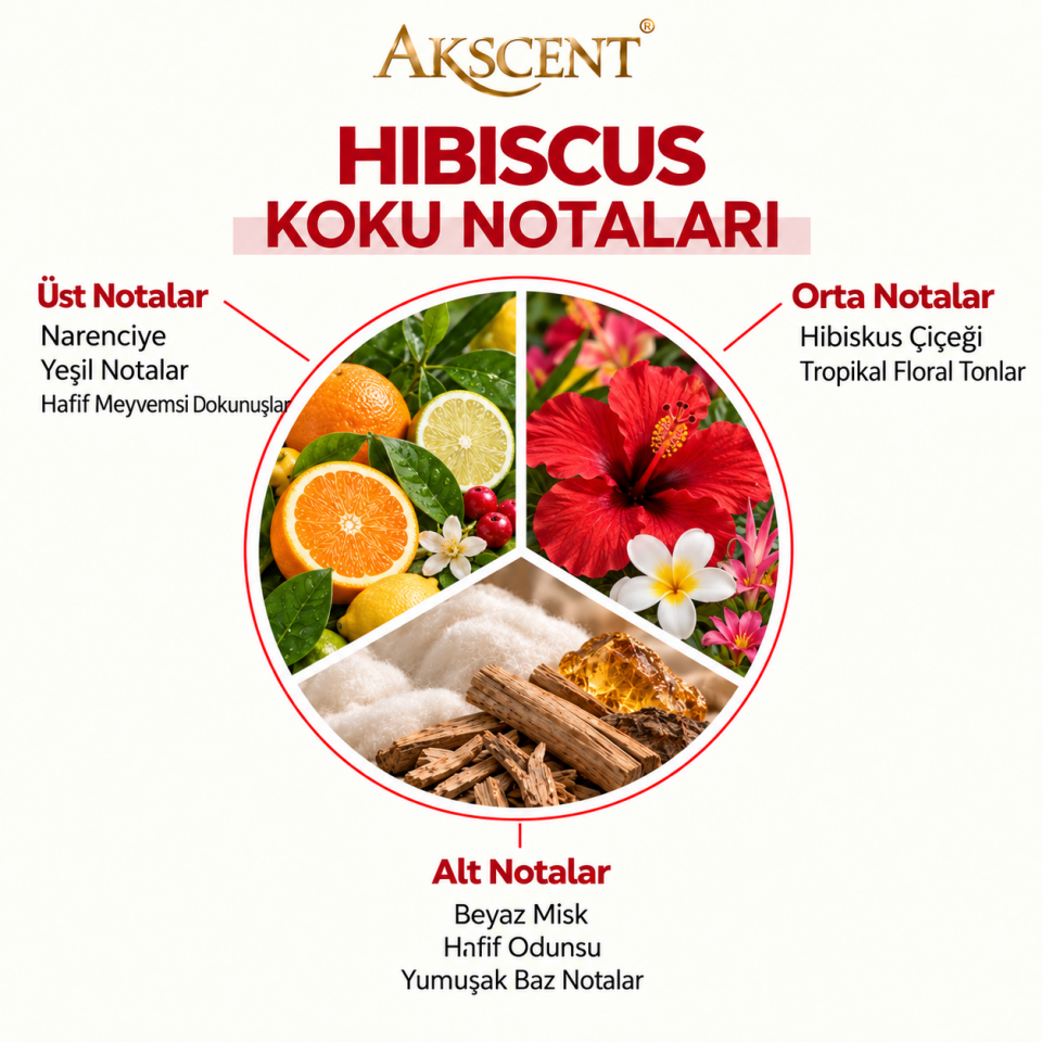 Akscent Pro Geniş Alan Koku Makinesi ve Hibiscus Koku Kartuşu 120 ml