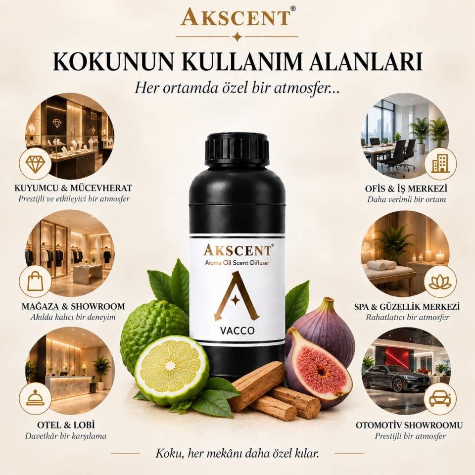 AKSCENT Vacco Ortam Kokusu Esansı