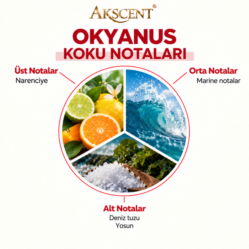 Akscent Pro Geniş Alan Koku Makinesi ve Okyanus Koku Kartuşu 120 ml