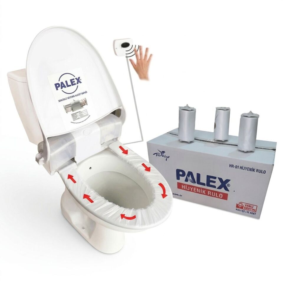 Palex Sensörlü Hijyenik Klozet Kapağı Ve 42 Adet Klozet Poşeti