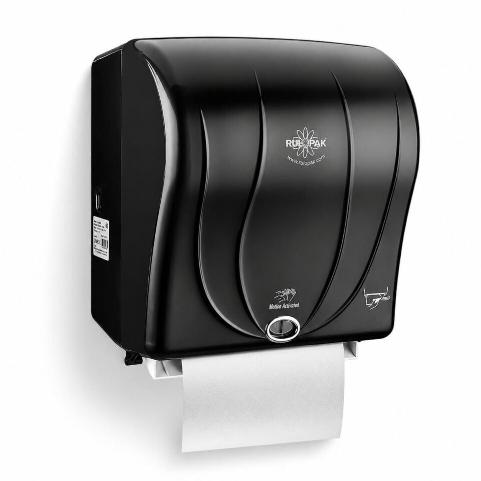 Rulopak Sensörlü Kağıt Havlu Dispenseri 26 Cm Siyah