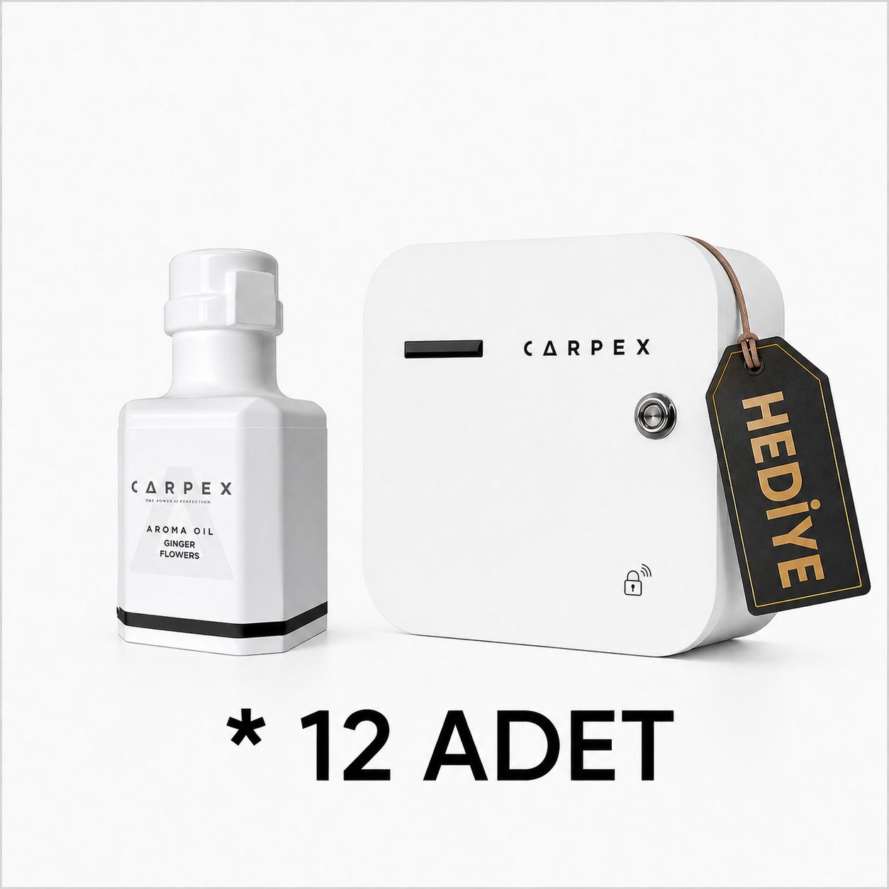 Bedelsiz A1 Eco-X Koku Makinesi + 12x Carpex 200 ML Koku Kartuş Seti
