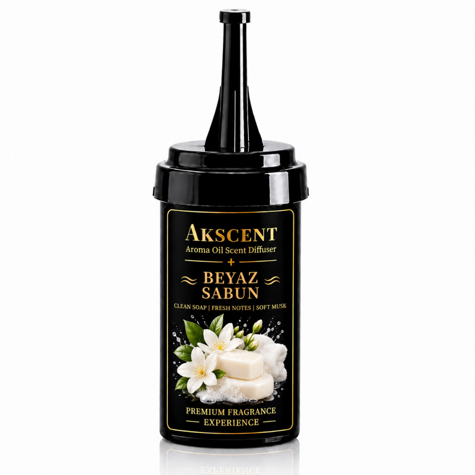 Akscent Maxi Koku Makinesi Koku Kartuşu 135 ml - Beyaz Sabun