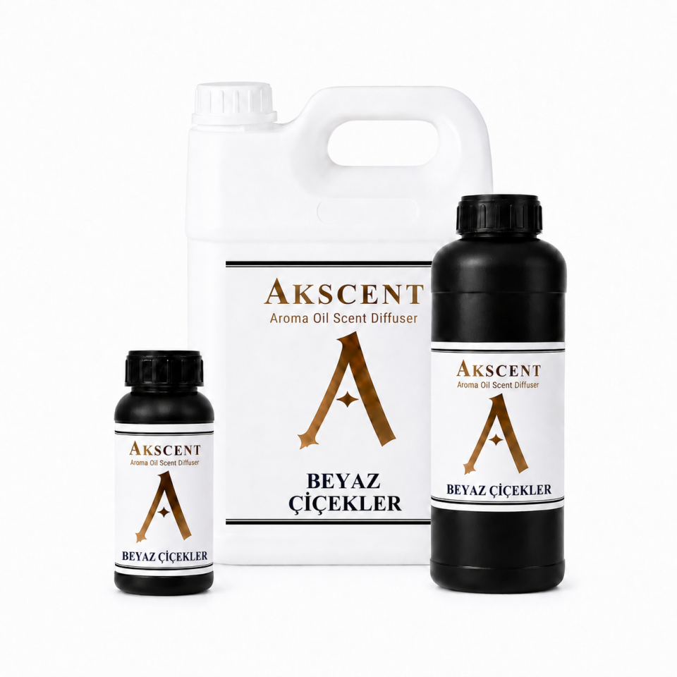 AKSCENT Beyaz Çiçekler Ortam Kokusu Esansı