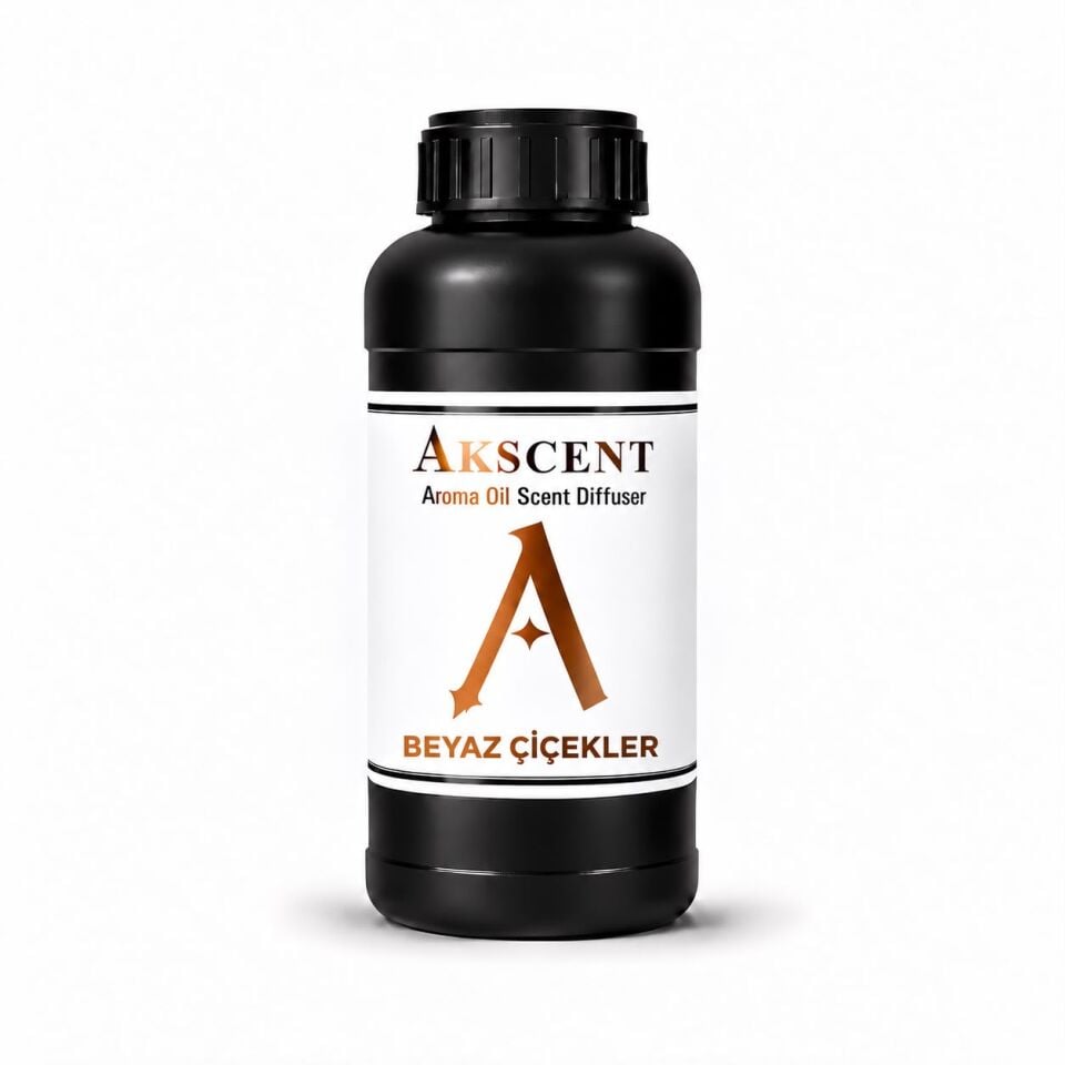 AKSCENT Beyaz Çiçekler Ortam Kokusu Esansı 500 ml