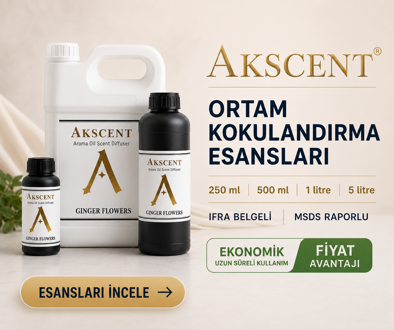 Akscent Koku Makinesi Kartuşları