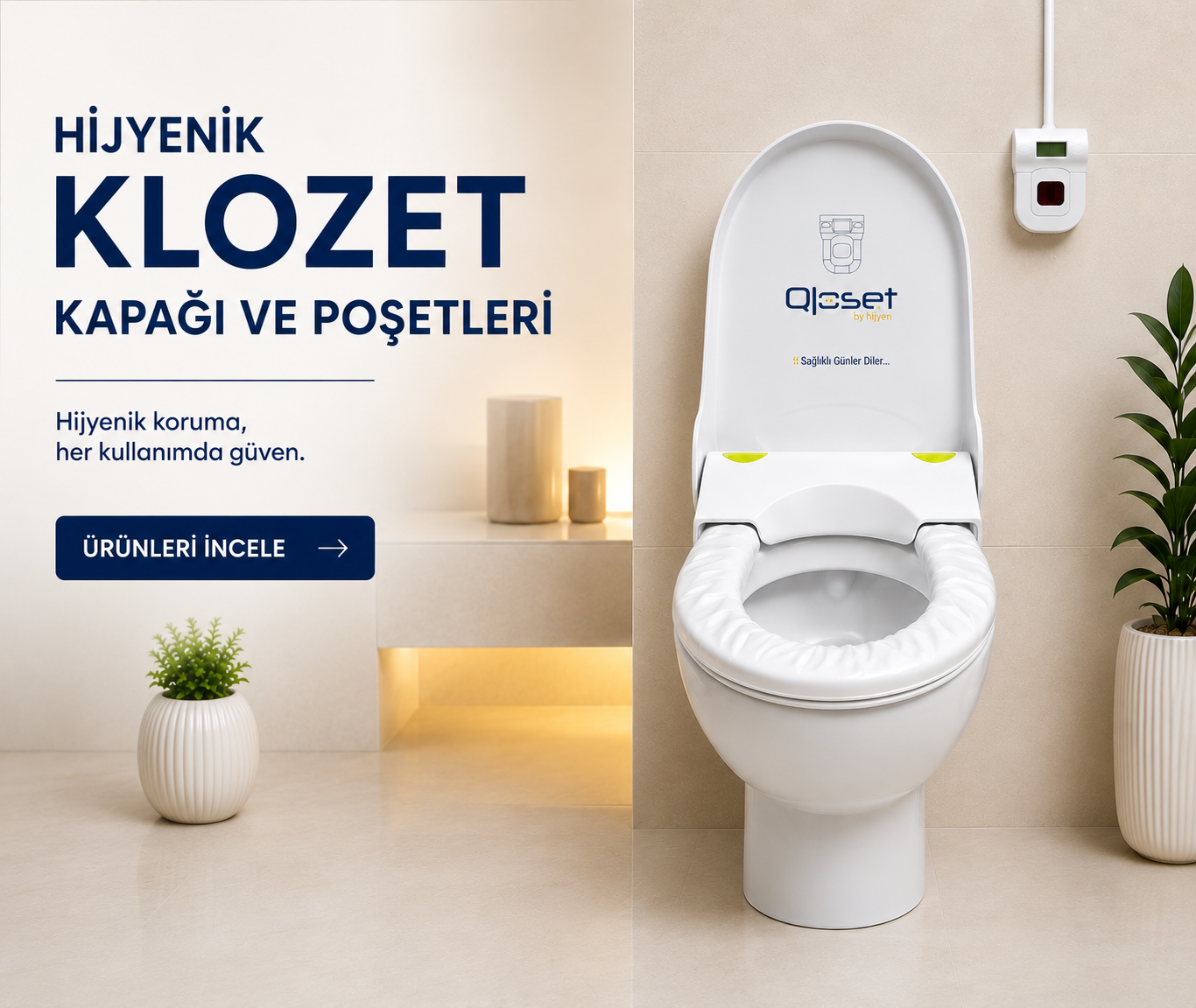 Hijyenik Klozet Kapağı ve Poşetleri